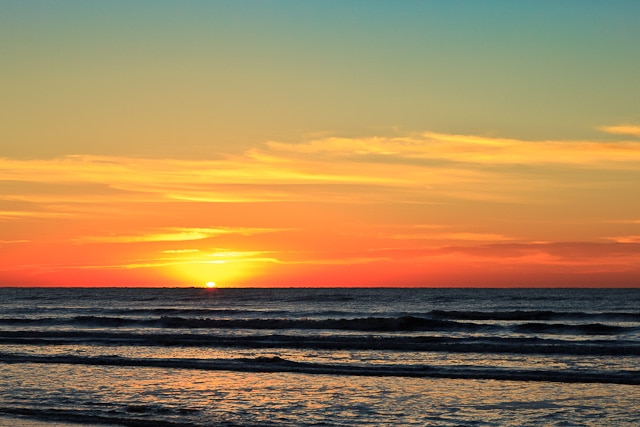 Sunrise from High Island