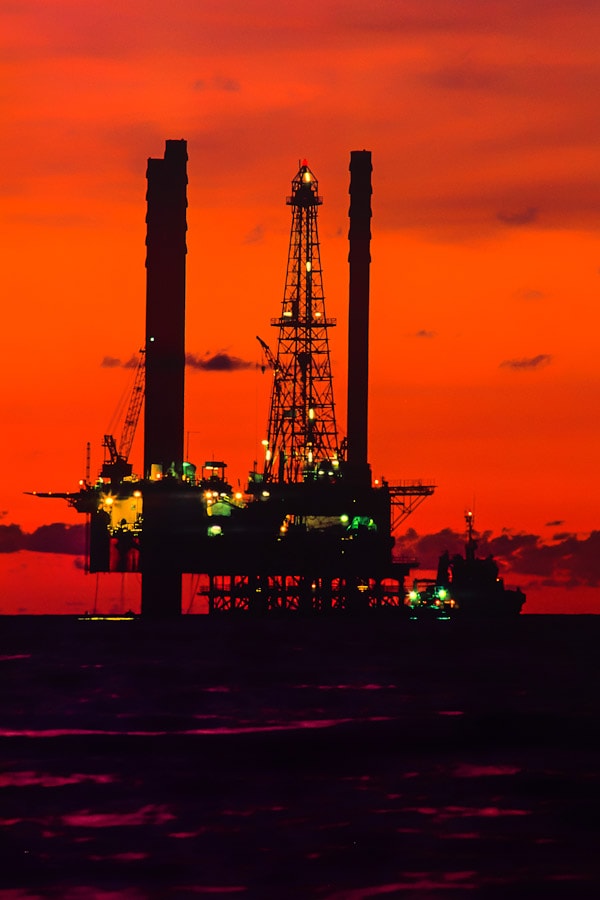 Jackup at Sunset 4 Jackup at Sunset 4