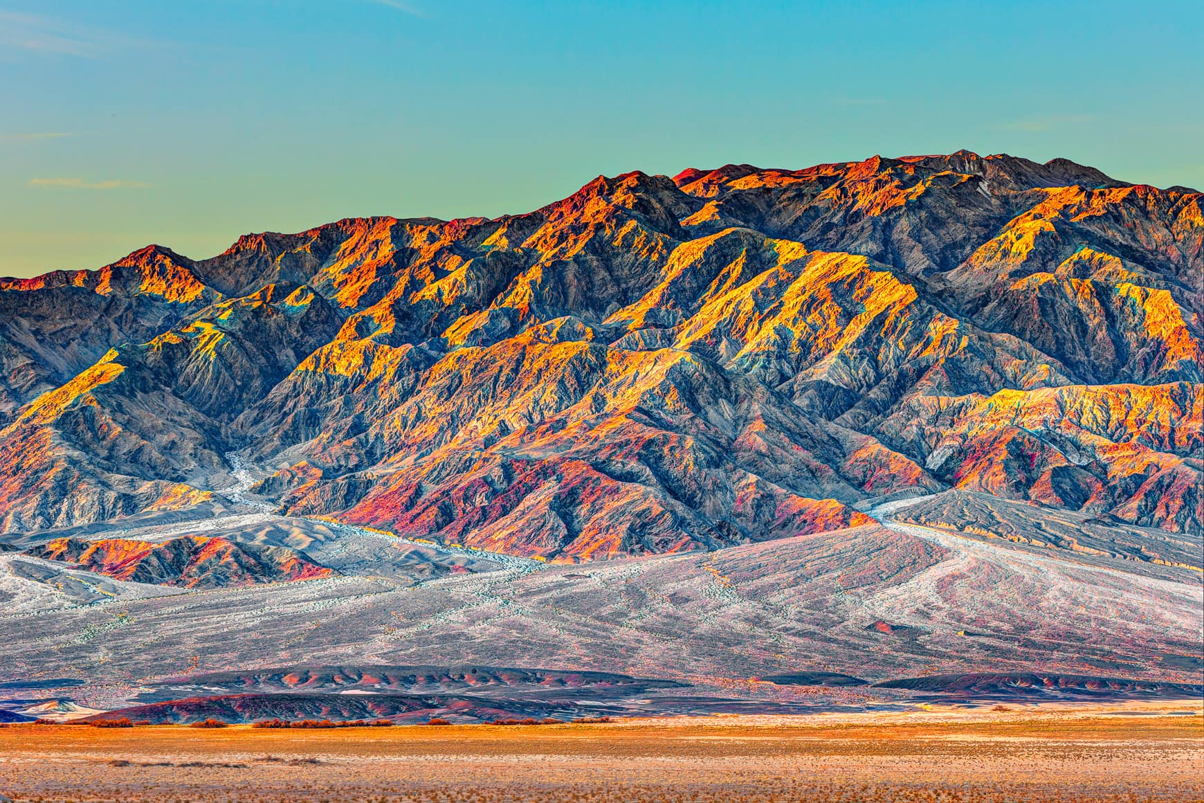 Sunrise on Tucki Mountain - Death Valley